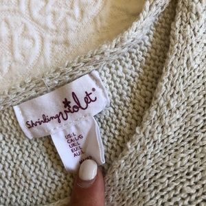 Cream oversized sweater